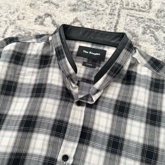 Kooples mens checkered shirt - Picture 2 of 6
